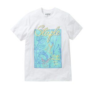 Staple Pigeon Concourse Pigeon Tee T-Shirt White Men's Size LARGE